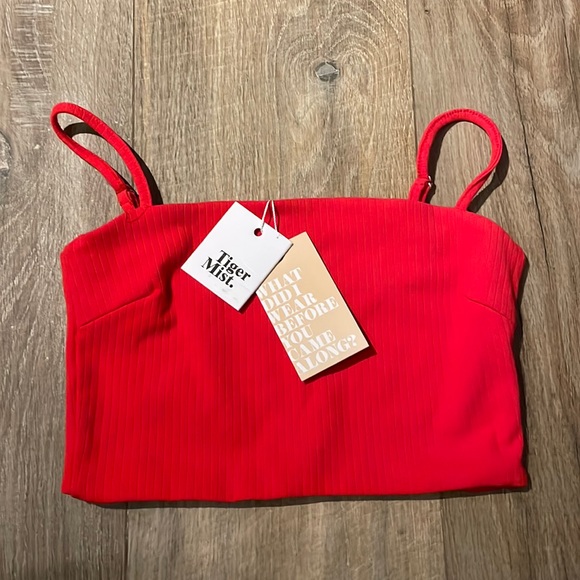 Tiger Mist Free Love Crop Top - red - Picture 3 of 5